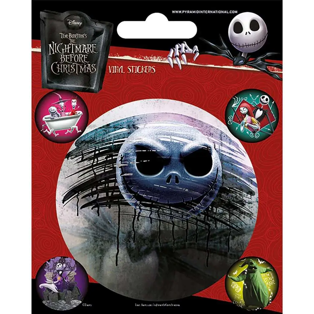 the nightmare before christmas characters stickers