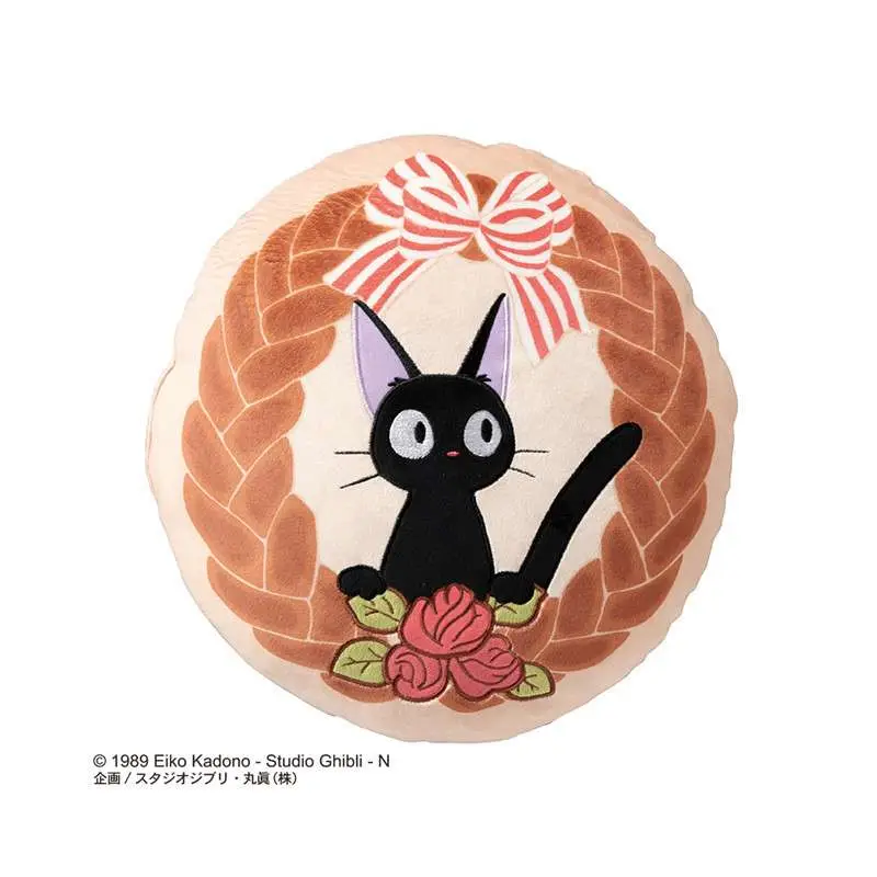 kiki's delivery service jiji bread wreath cushion