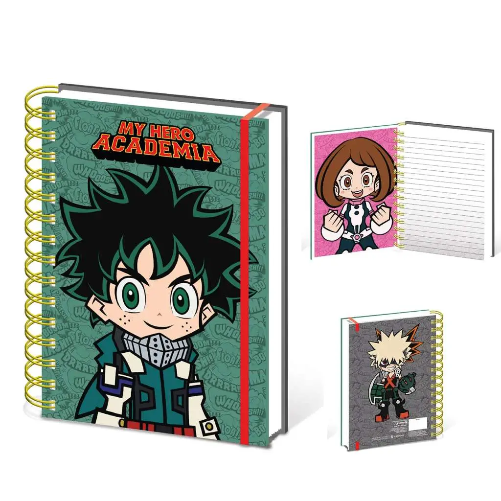 my hero academia chibi a5 wiro notebook