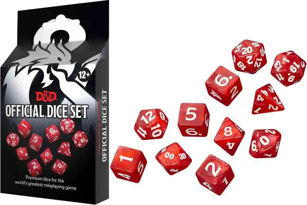 dungeons & dragons - official dice set