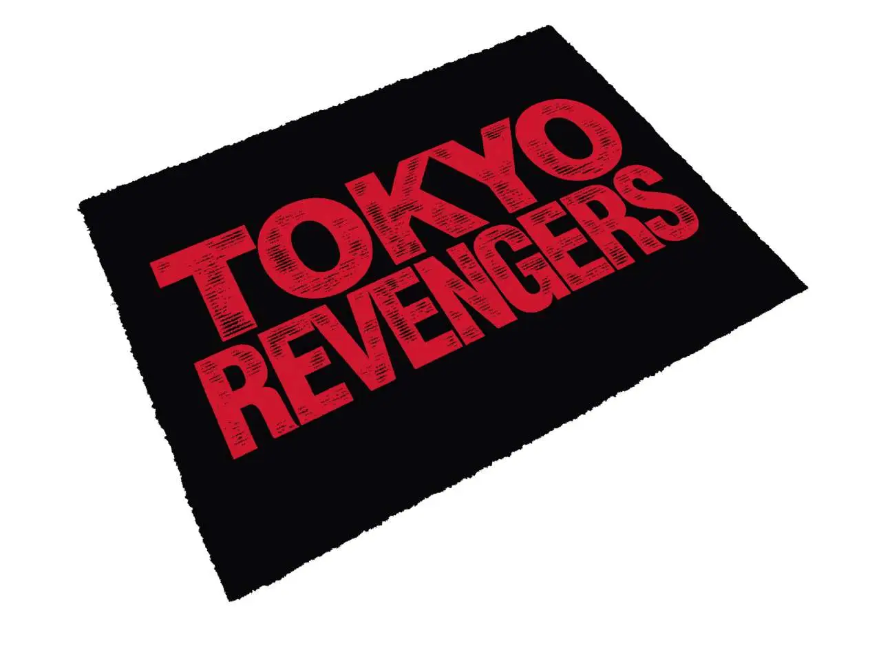tokyo revengers 60x40cm logo black doormat