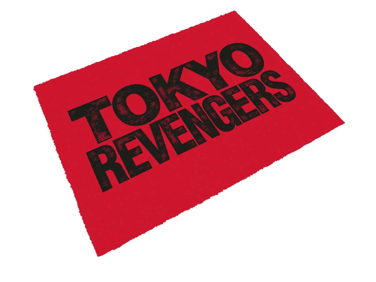 tokyo revengers 60x40cm logo red doormat