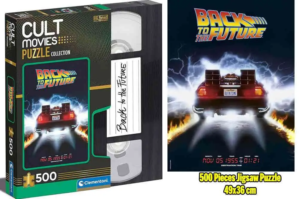cult movies puzzle collection - back to the future - jigsaw puzzle 500 pcs