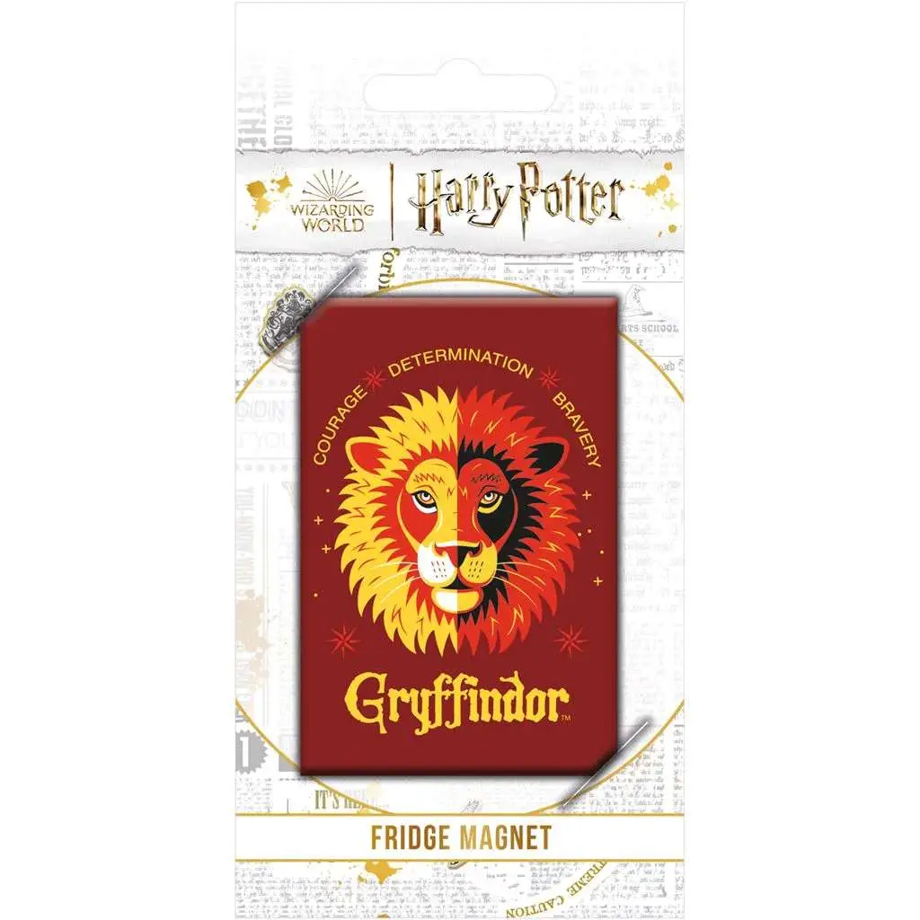 harry potter sigils gryffindor fridge magnet