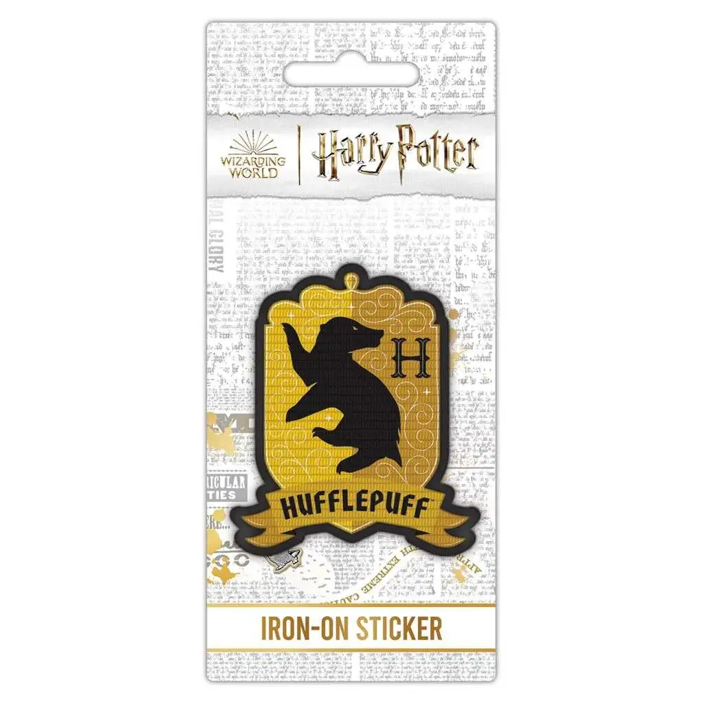 harry potter hufflepuff iron-on sticker