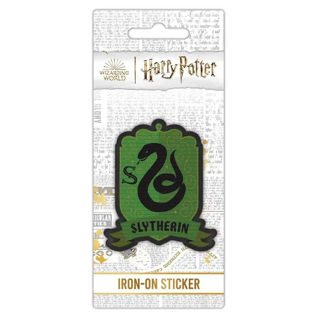 harry potter slytherin iron-on sticker