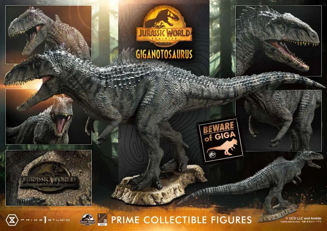 jurassic world dominion giganotosaurus coll statue