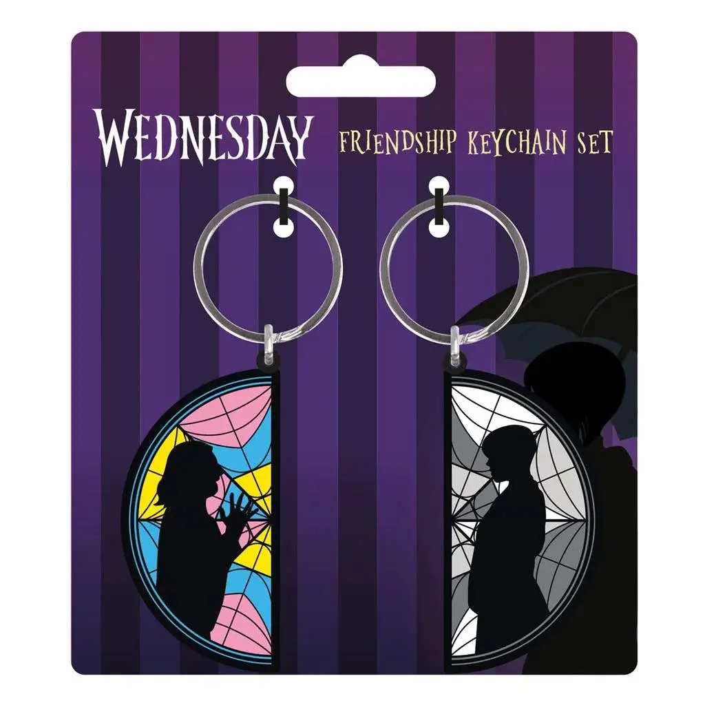 wednesday wednesday enid window pvc keychain