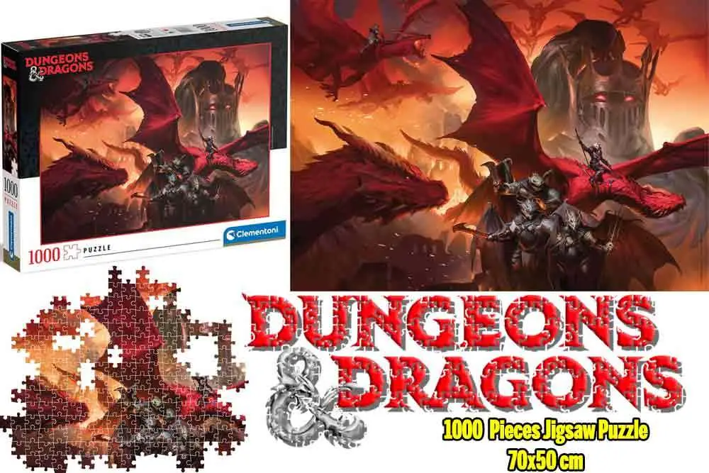 dungeons & dragons puzzle collection - dragonlance: shadow of the dragon queen - jigsaw puzzle 1000 pcs