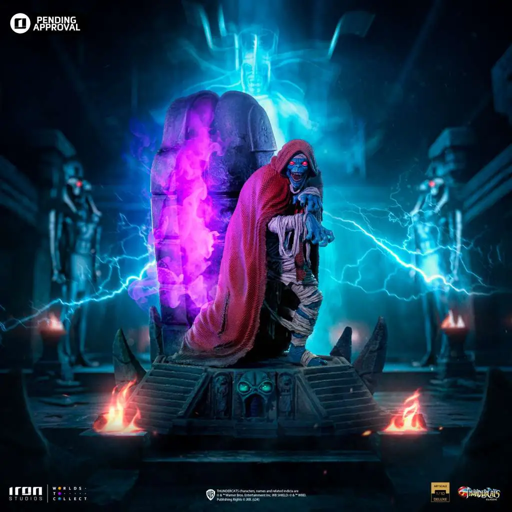 thundercats mumm-ra decayed form dlx 1/10 statue