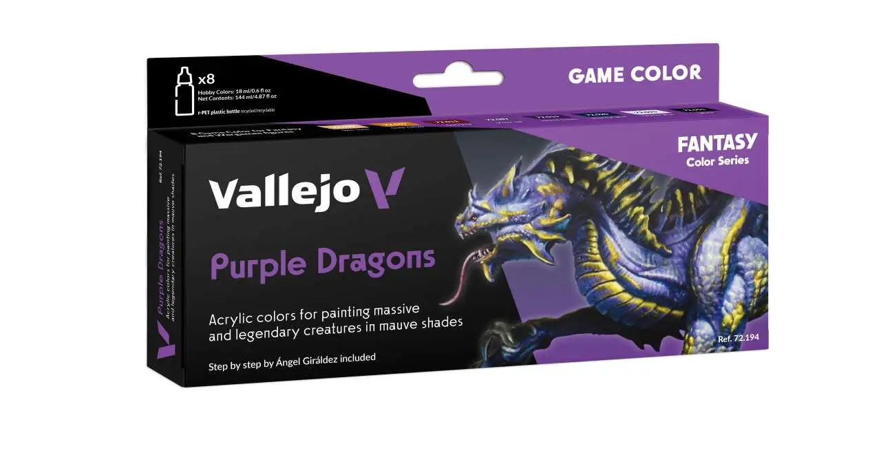 game color set 72194 purple dragons