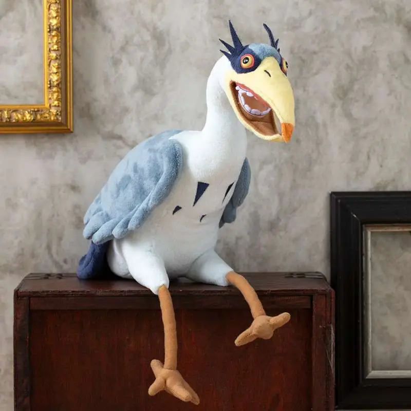 the boy and the heron grey heron plush