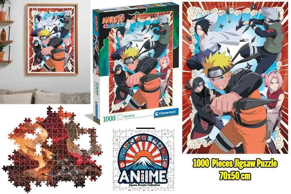 anime puzzle collection - naruto: ninja warriors - jigsaw puzzle 1000 pcs