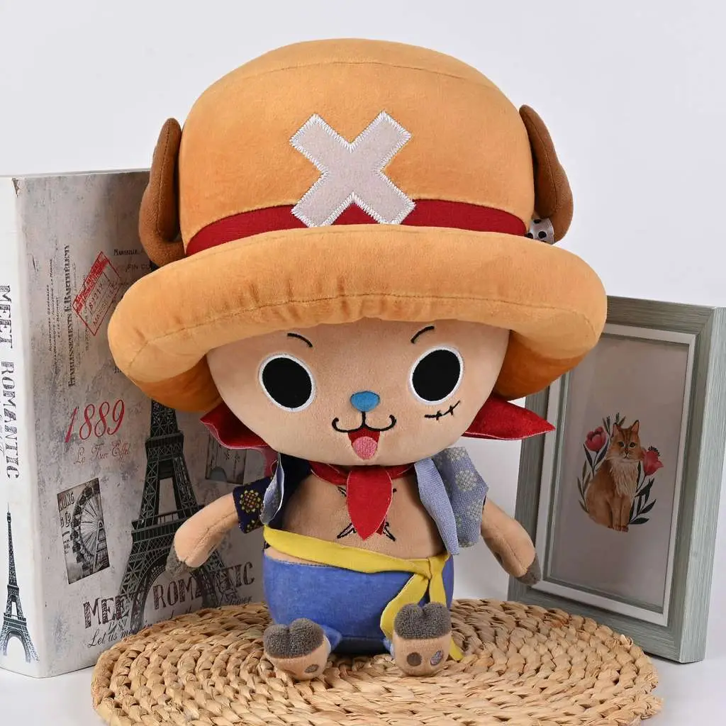 one piece chopper x ruffy peluche 20cm