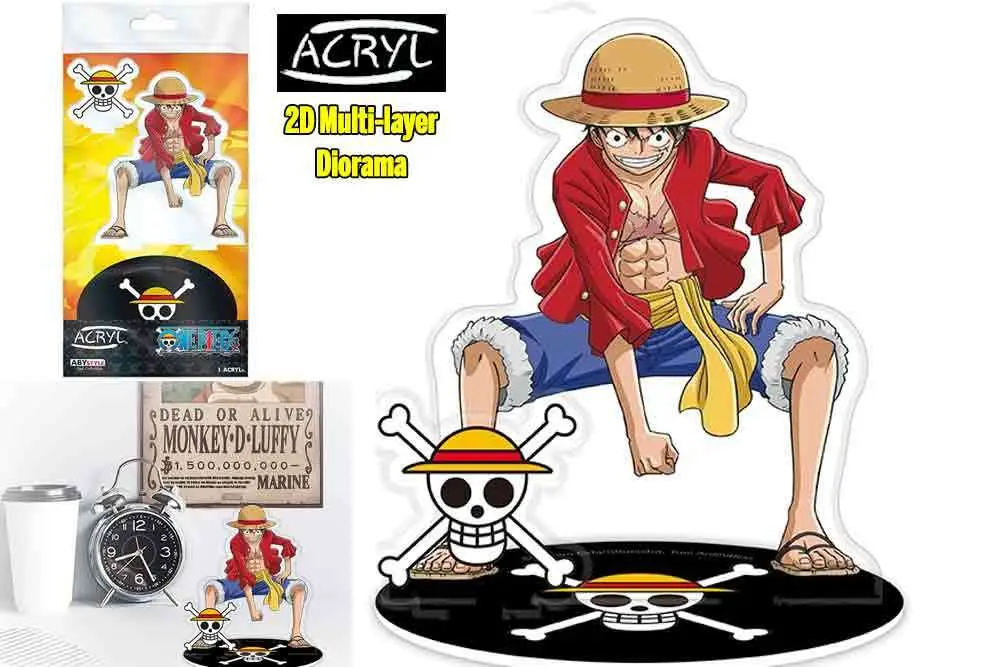 one piece monkey d luffy acryl diorama