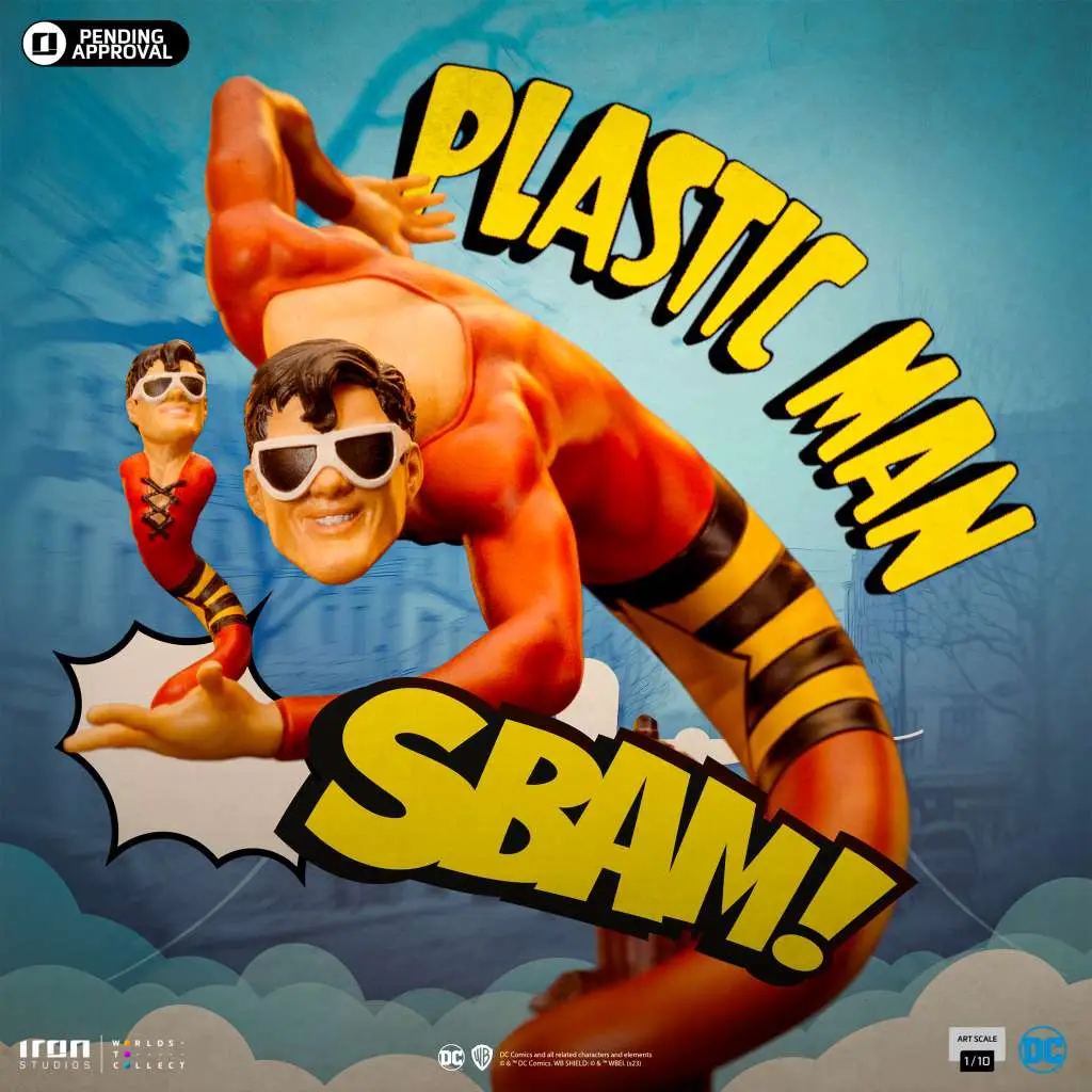 dc comics plastic man 1/10 statue