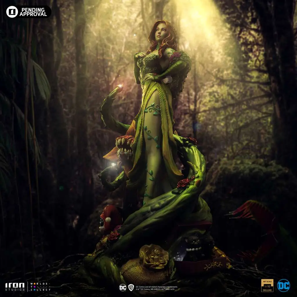 gotham sirens poison ivy dlx 1/10 statue