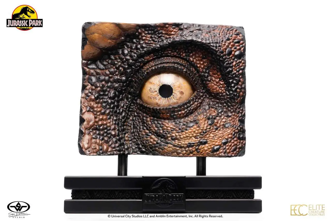 jurassic park screen used sws t-rex eye reproduction
