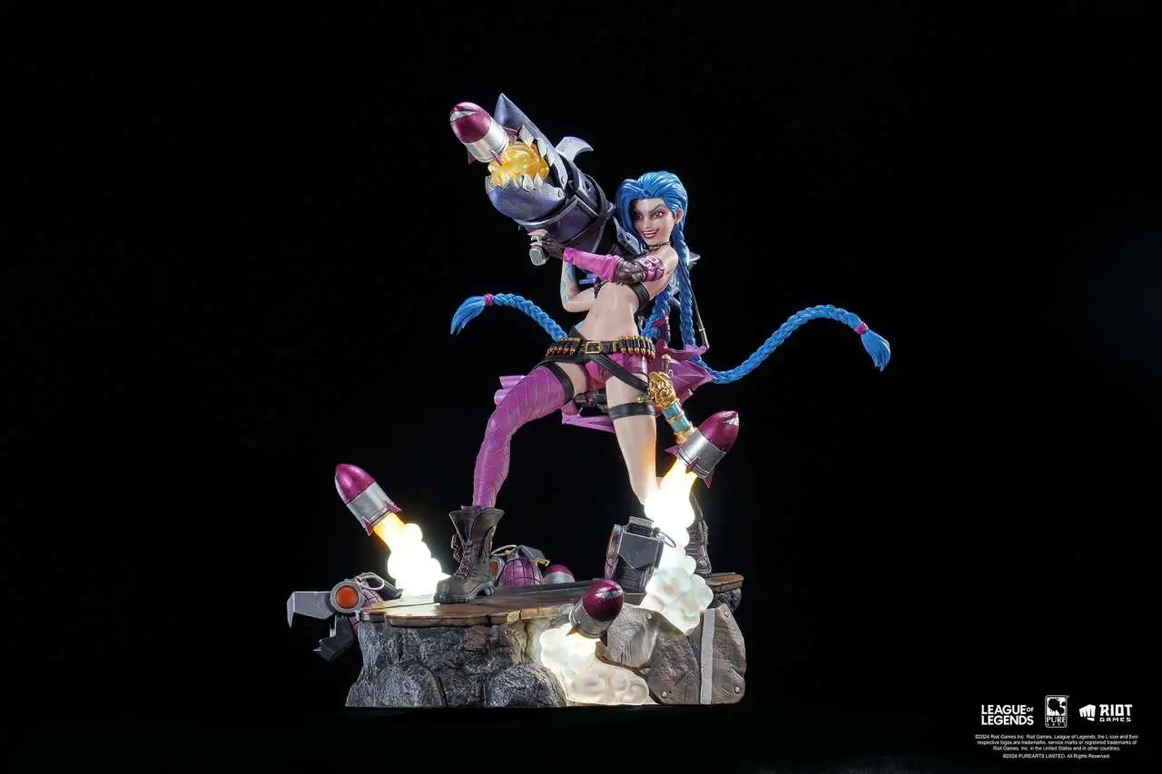league of legends jinx 1/6 resin statue