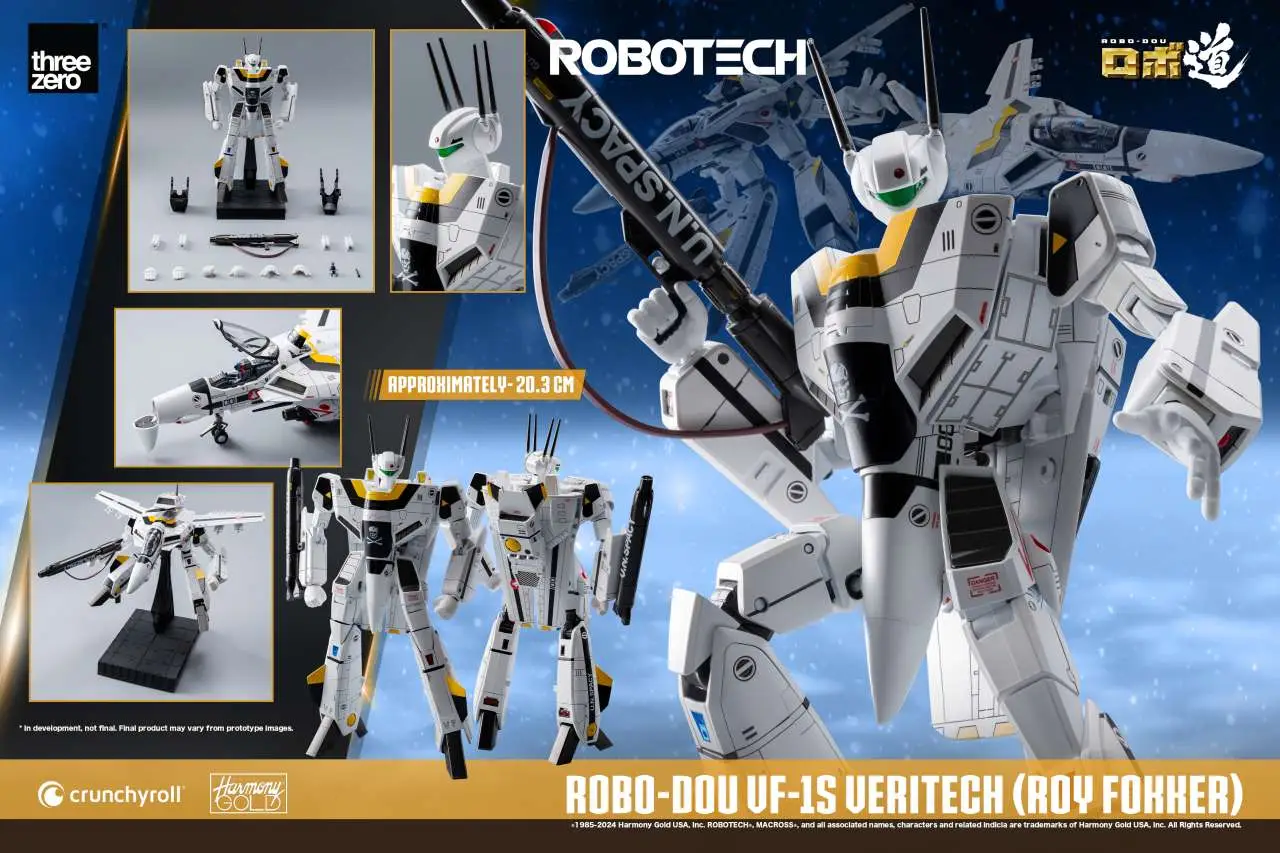 robo-dou robotech vf‐1s veritech roy fokker