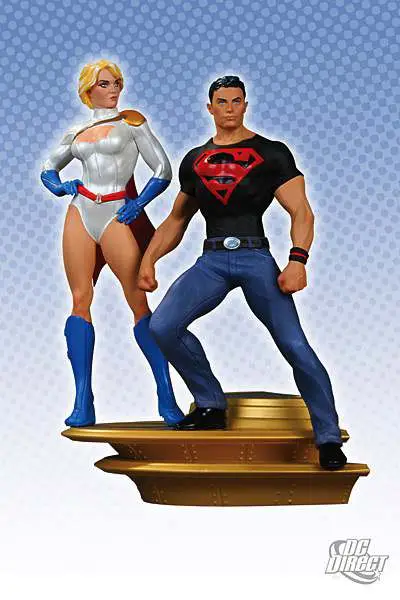 superman family multi part pt.1 statue