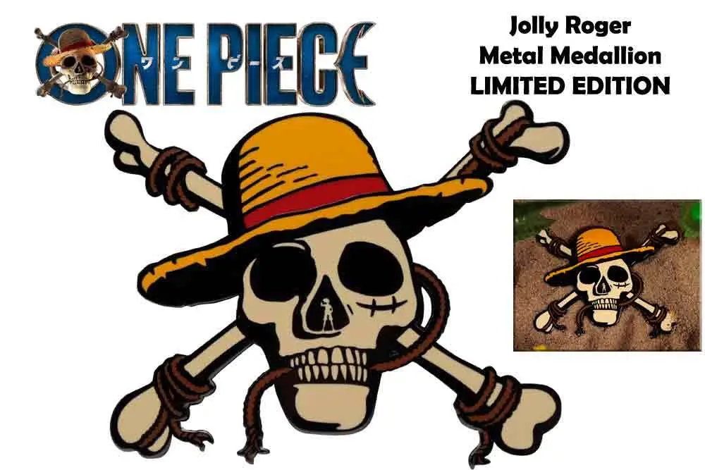 one piece - jolly roger - limited edition medallion
