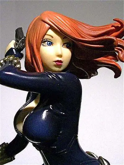 marvel bishojo black widow statue