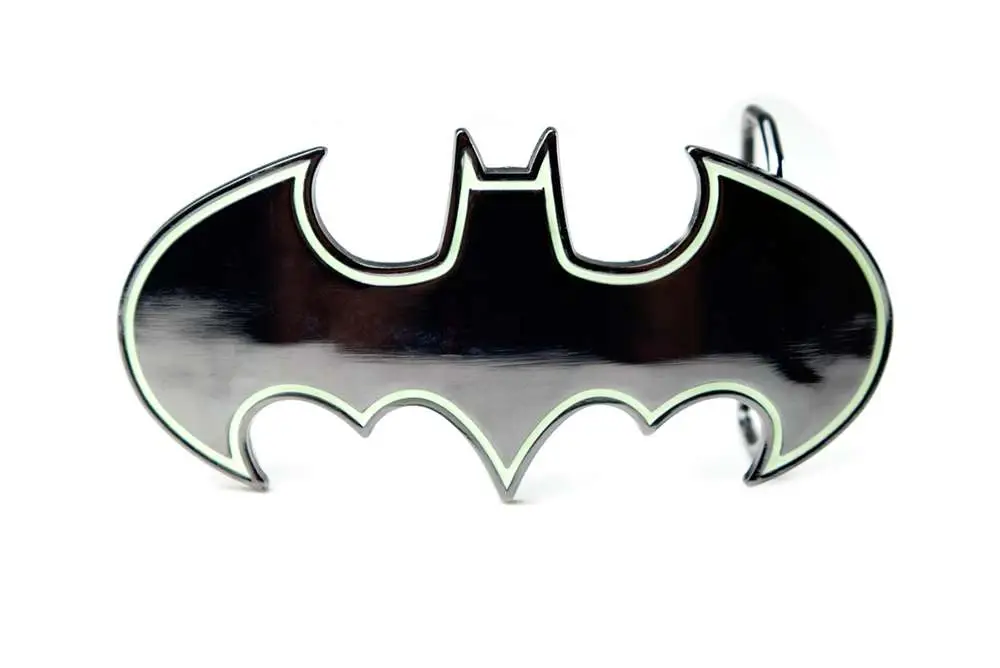 batman gunmetal logo buckle