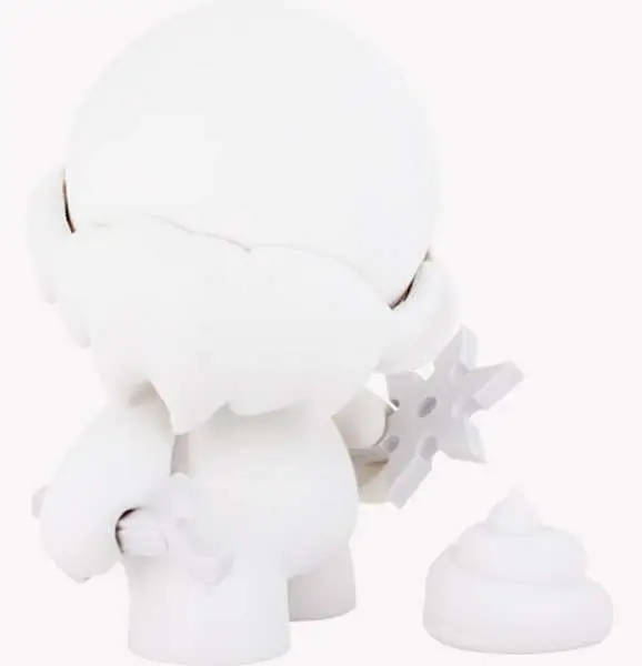 munnyworld 7" s.4 white figure
