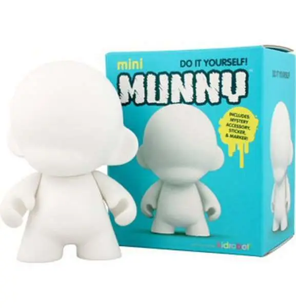 munnyworld 4" munny white