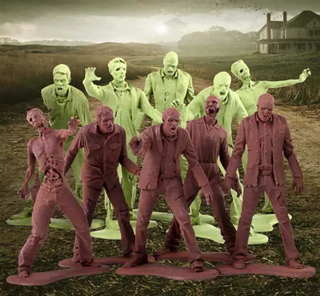 walking dead zombie army men