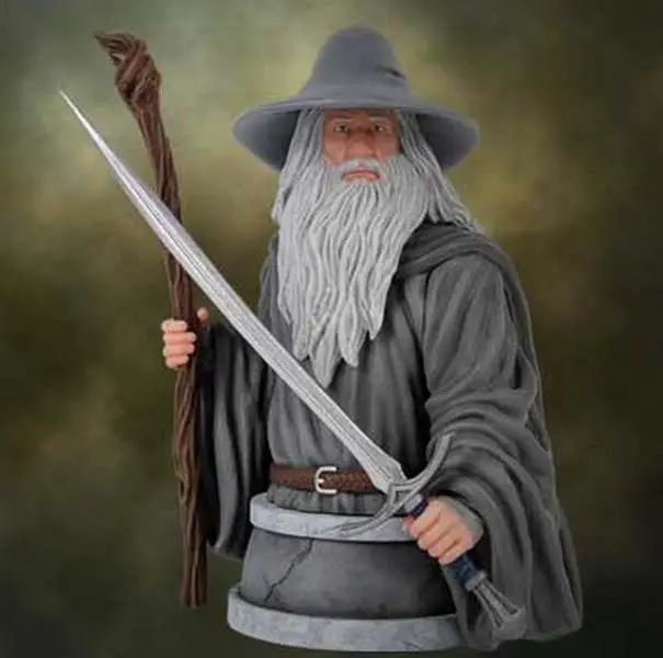 the hobbit gandalf the grey mini bust