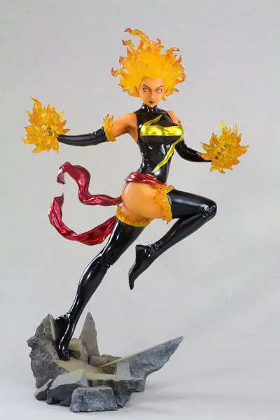 marvel bishojo ms marvel as binary pvc s