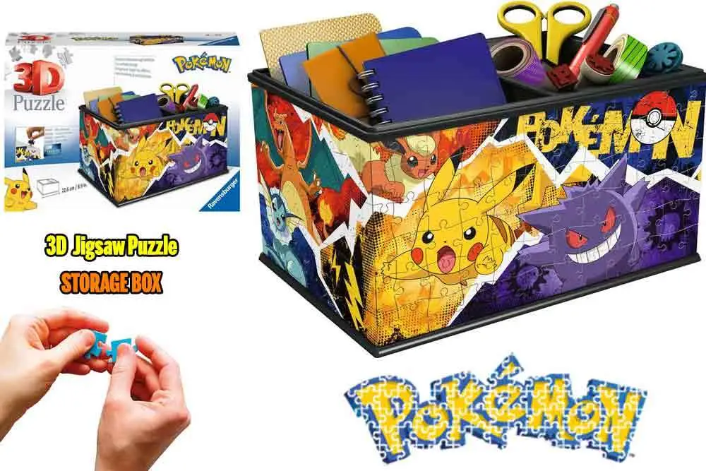 pokemon - 3d puzzle storage box