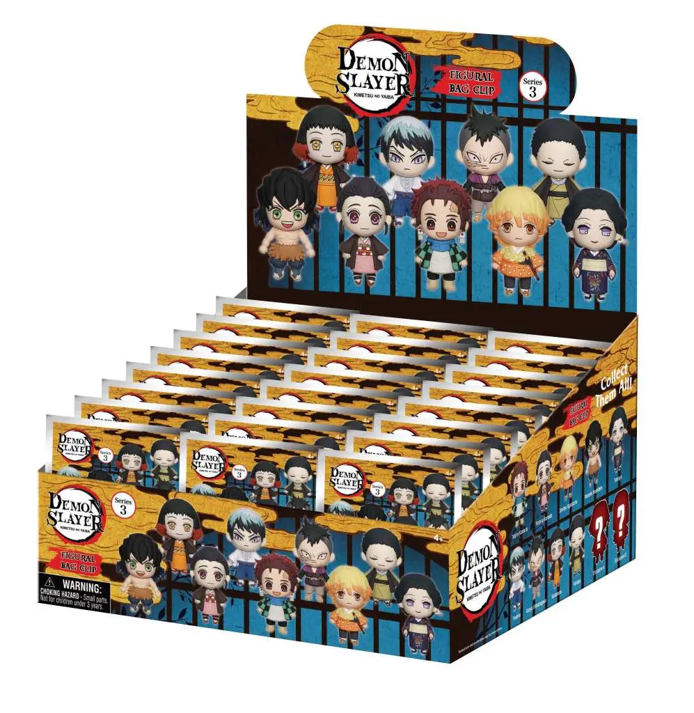 demon slayer s3 bag clip blind box display(24)