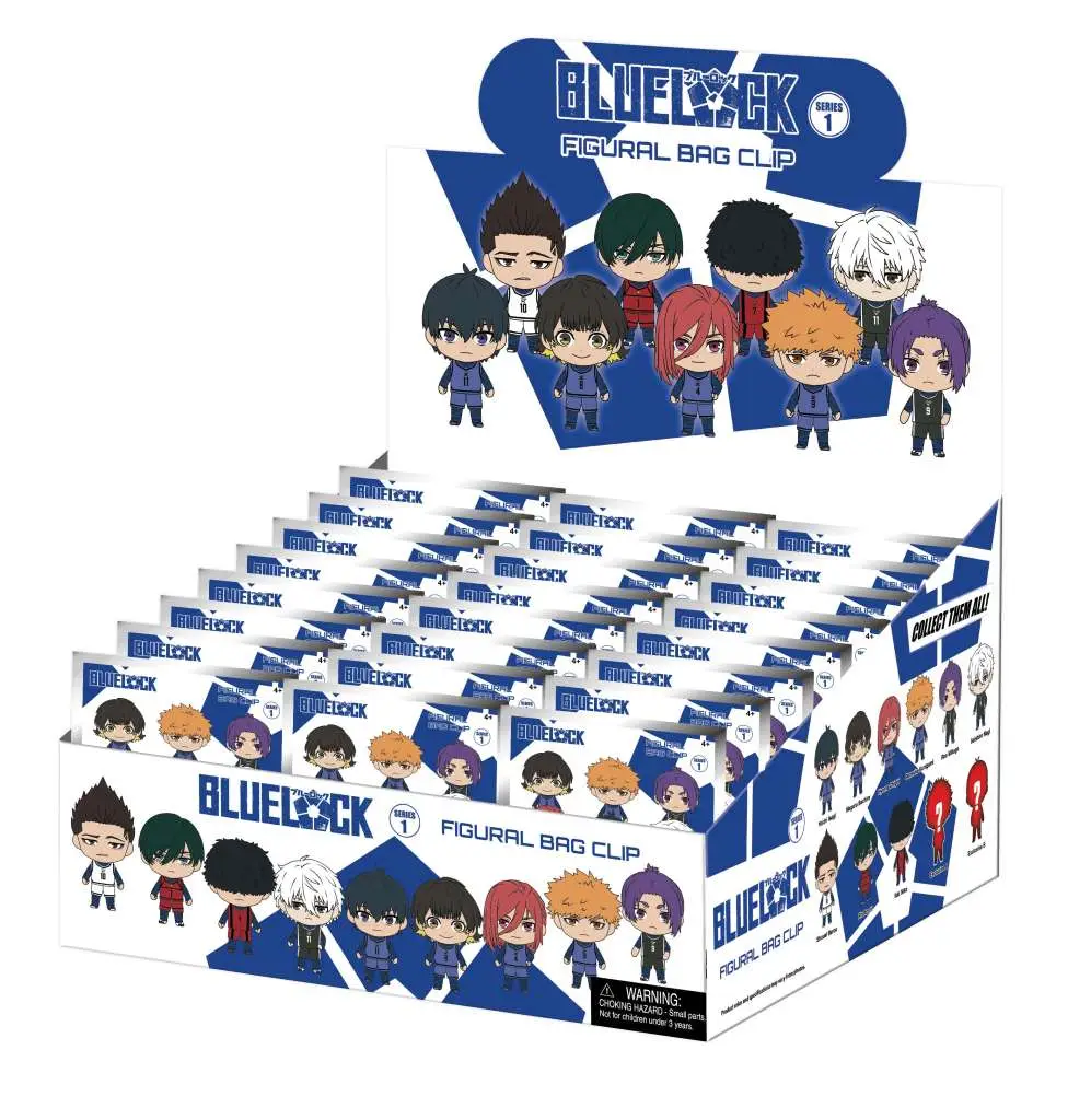 blue lock s1 bag clip blind box display(24)