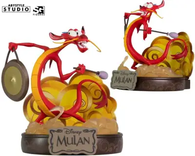 Disney Mulan Mushu Super Figure Collection 1/10 Pvc Statue