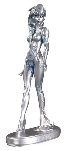 dc comics cover girls platinum statue