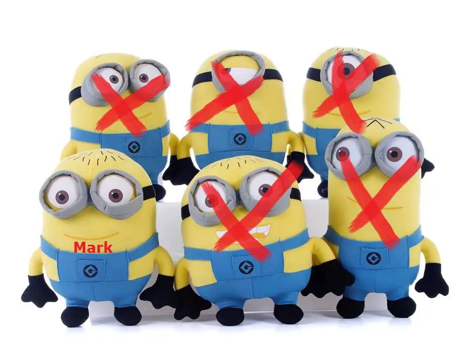 despicable me 2 minions 54cm mark plush