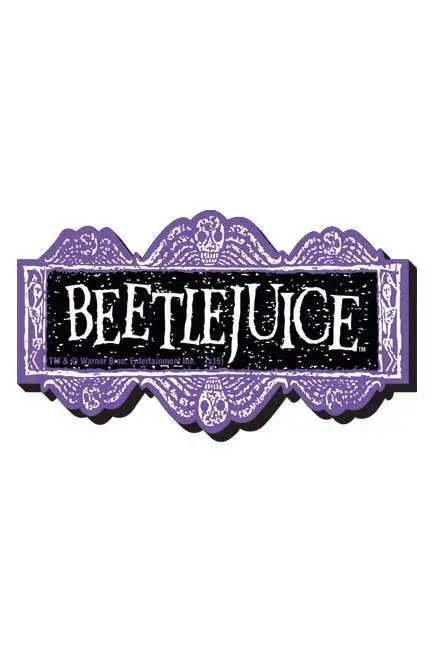 beetlejuice logo magnet