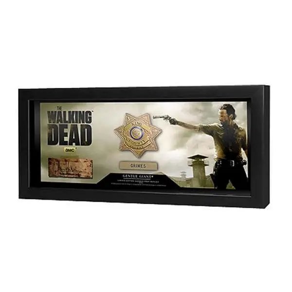 walking dead sheriff grimes badge prop r