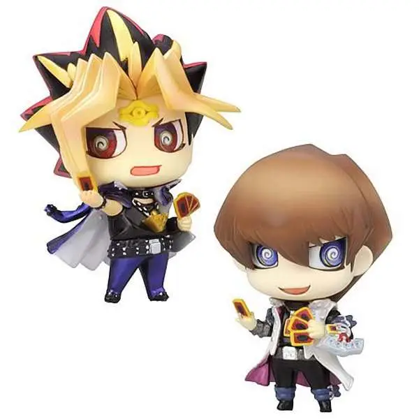 yu-gi-oh yumiyu-gi & kaiba one coin fig