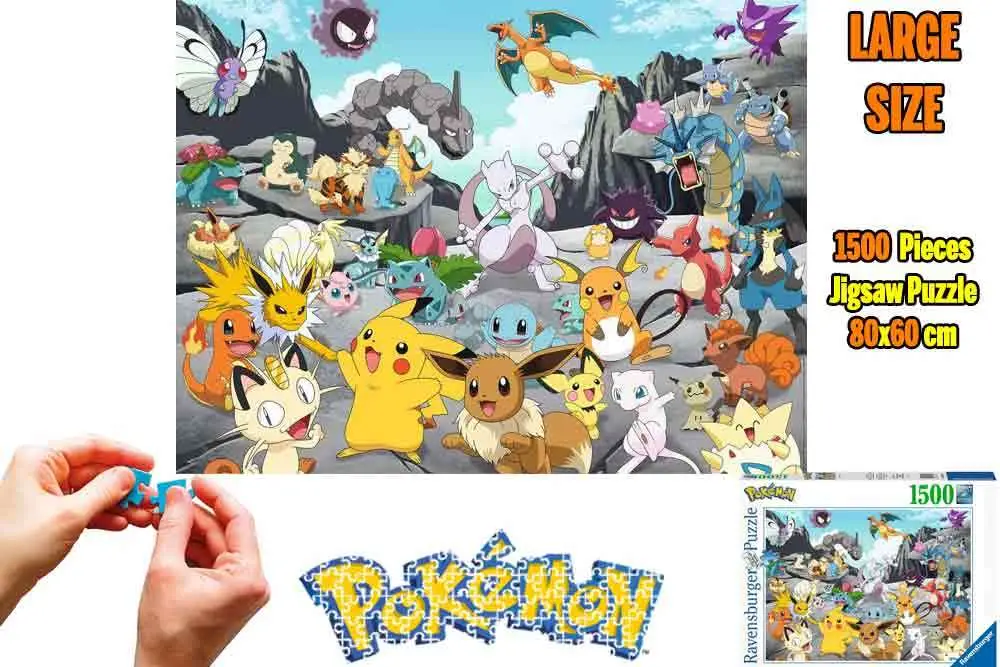 pokemon: pokemon classics - jigsaw puzzle 1500 pcs