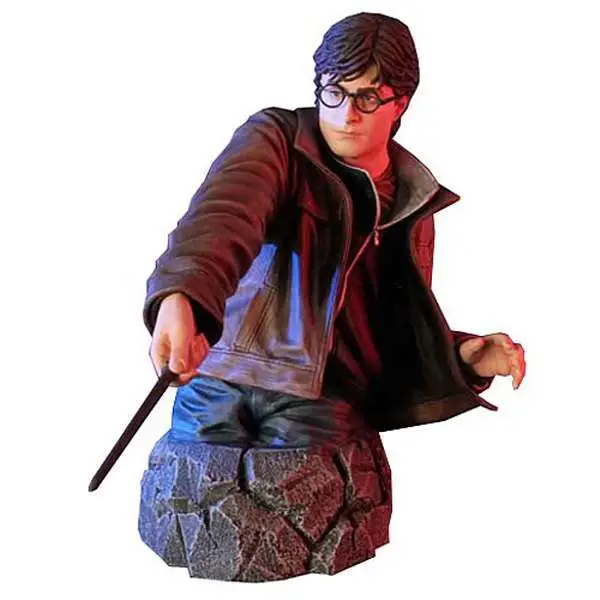 hp deathly hallows harry pott mini bust