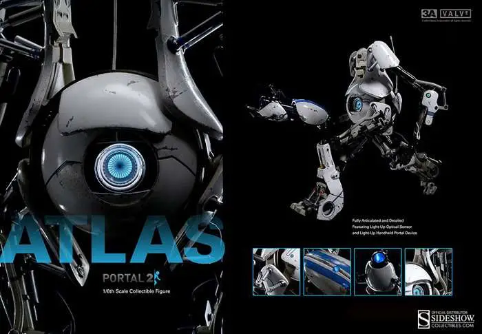 portal 2 12" atlas figure