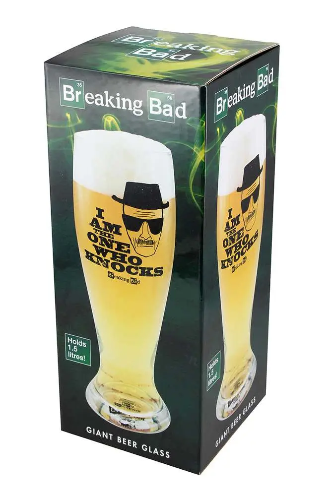 breaking bad giant beer glass