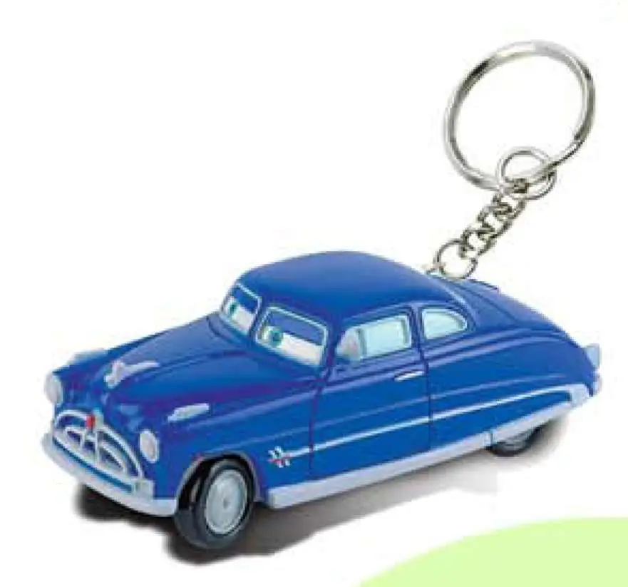 cars finn pvc keychain