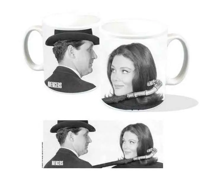 avengers steed & mrs peel umbrella mug