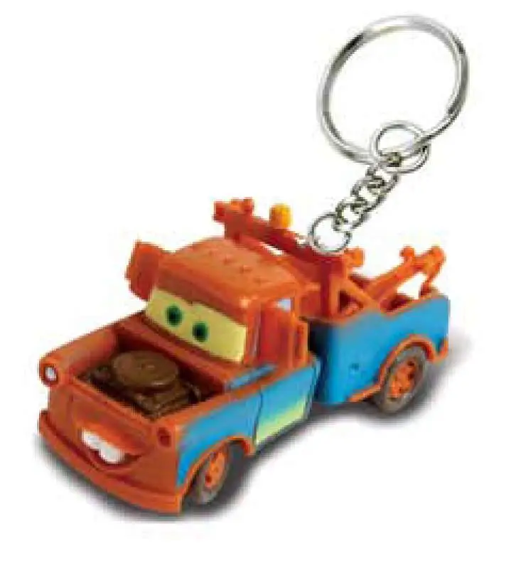 cars cricchetto pvc keychain
