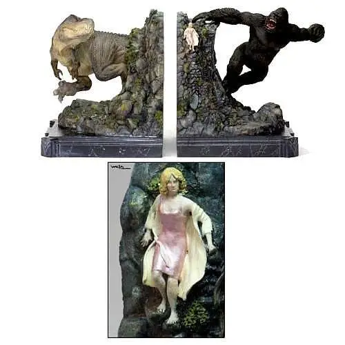 king kong v-rex & kong bookends